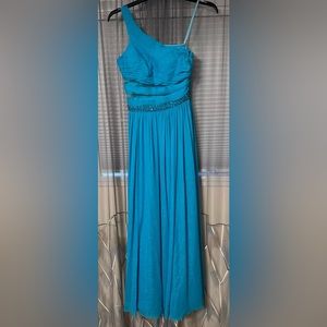 One Shoulder Dress - Shimmery Gown